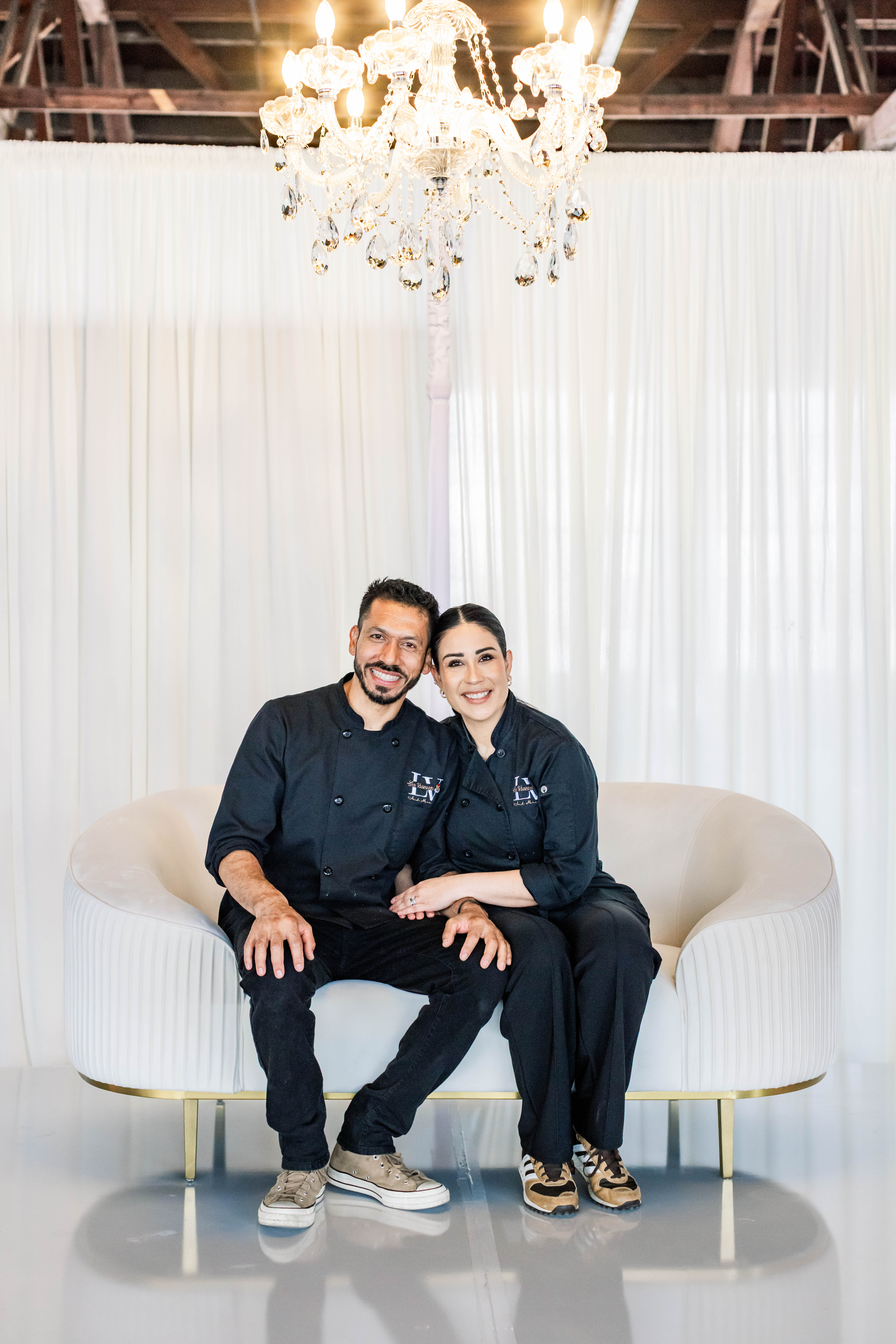 The founders of Los Vecinos Luxury Snack Carts